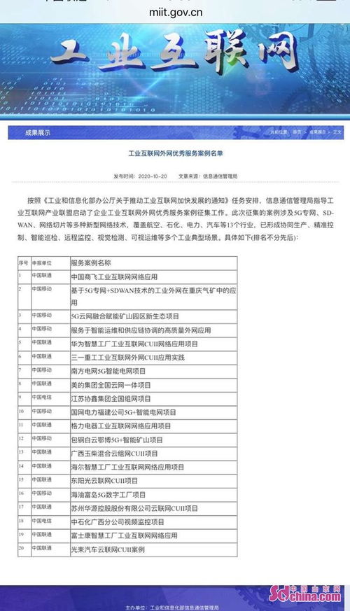 青島聯(lián)通攜手海爾智慧工廠 工業(yè)互聯(lián)網(wǎng)數(shù)據(jù)服務(wù)典范榮獲工信部優(yōu)秀案例